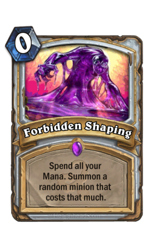Forbidden Shaping
